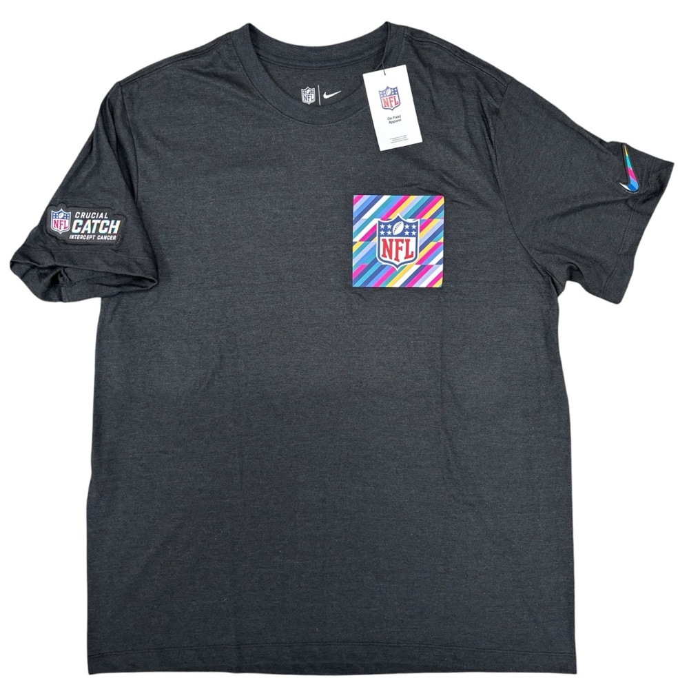 Nike NFL Crucial Catch Black T Shirt PE